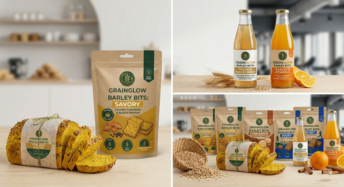 قصتنا
جراين جلو Grain Glow
منتجات صحية 
خبز الشعير الطازج 