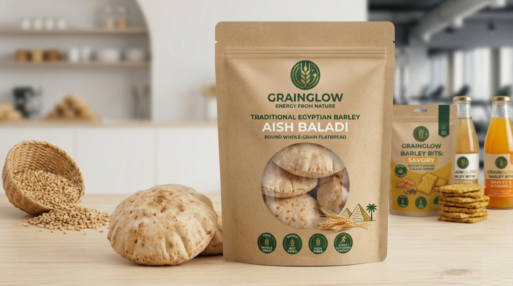 عيش الشعير الطازج من جراين جلو Grain Glow