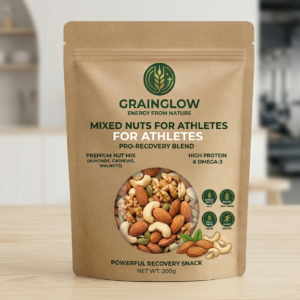 مكسرات مختلطة للرياضيين (Energy Nuts) من جراين جلو Grain Glow